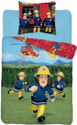 Pościel Dziecięca Strażak Sam 160X200 Fireman New