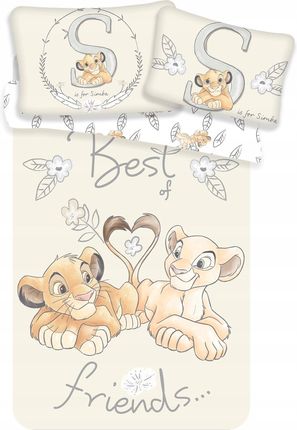 JERRY FABRICS Disney Simba Lion Król Lew Pościel Do Łóżeczka 100X135 N2