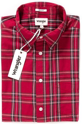 WRANGLER LS 1PKT SHIRT RED W5A14MX47