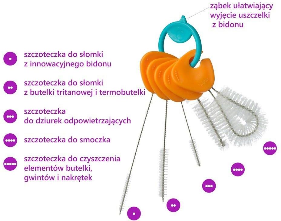 B.Box Zestaw Do Czyszczenia Bidonów I Słomek