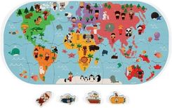 Zdjęcie Janod Puzzle Do Kąpieli Mapa Świata 28 Elementów 3+ J04719 - Warszawa