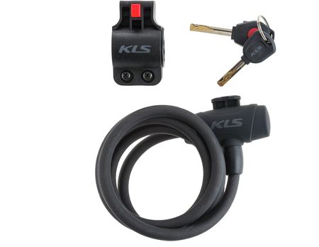 Kellys Coil Cable Lock 150Cm Czarny Mat