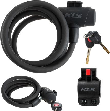 Kellys Coil Cable Lock 120Cm Czarny Mat