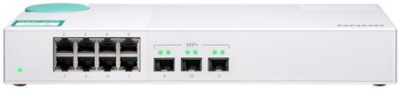 Qnap Qsw-308S Eight 1Gbe Nbase-T Ports, Three 10Gbe Sfp+ Unmanaged Switch