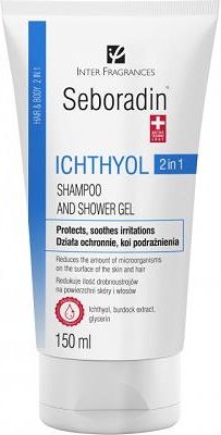 SEBORADIN ICHTHYOL 2 w 1 szampon i żel 150ml