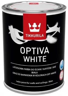 Tikkurila Farba Lateksowa Optiva White 0,9L Biała