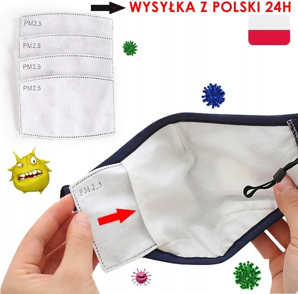Filtr Filtry Pm2.5 Do Masek Antysmogowych N95 Ffp3 - Ceny ...