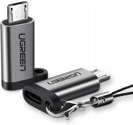 Ugreen Adapter USB Ugreen Ugreen adapter z USB Typ-C na micro USB Szary (UGREEN_20200327152723)