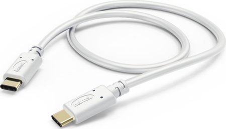 Hama Kabel Ładujący/Data USB Typ-C/Typ-C 1,5m biały (183328)