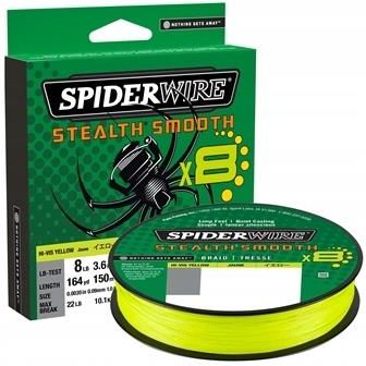 SpiderWire Plecionka Stealth Smooth 8 Yell 0,09mm