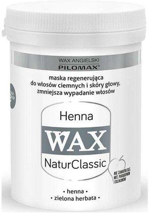 Pilomax Wax maska do włosów ciemnych henna 240ml