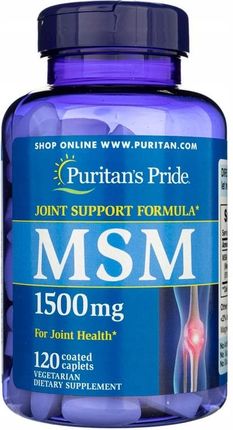 Puritan's Pride MSM (siarka organiczna) 1500 mg 120 tabl