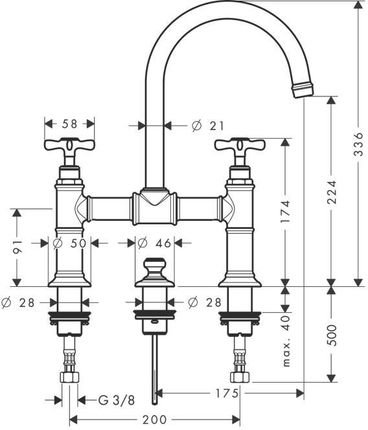 Hansgrohe Axor Montreux 16510000 - zdjęcie 3
