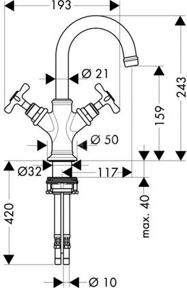 Hansgrohe Axor Montreux 16505000 - zdjęcie 2
