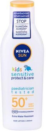 Nivea Sun Kids Protect & Sensitive Preparat Do Opalania Ciała K 200 Ml