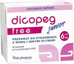 Dicopeg Junior Free 30saszetek 5g