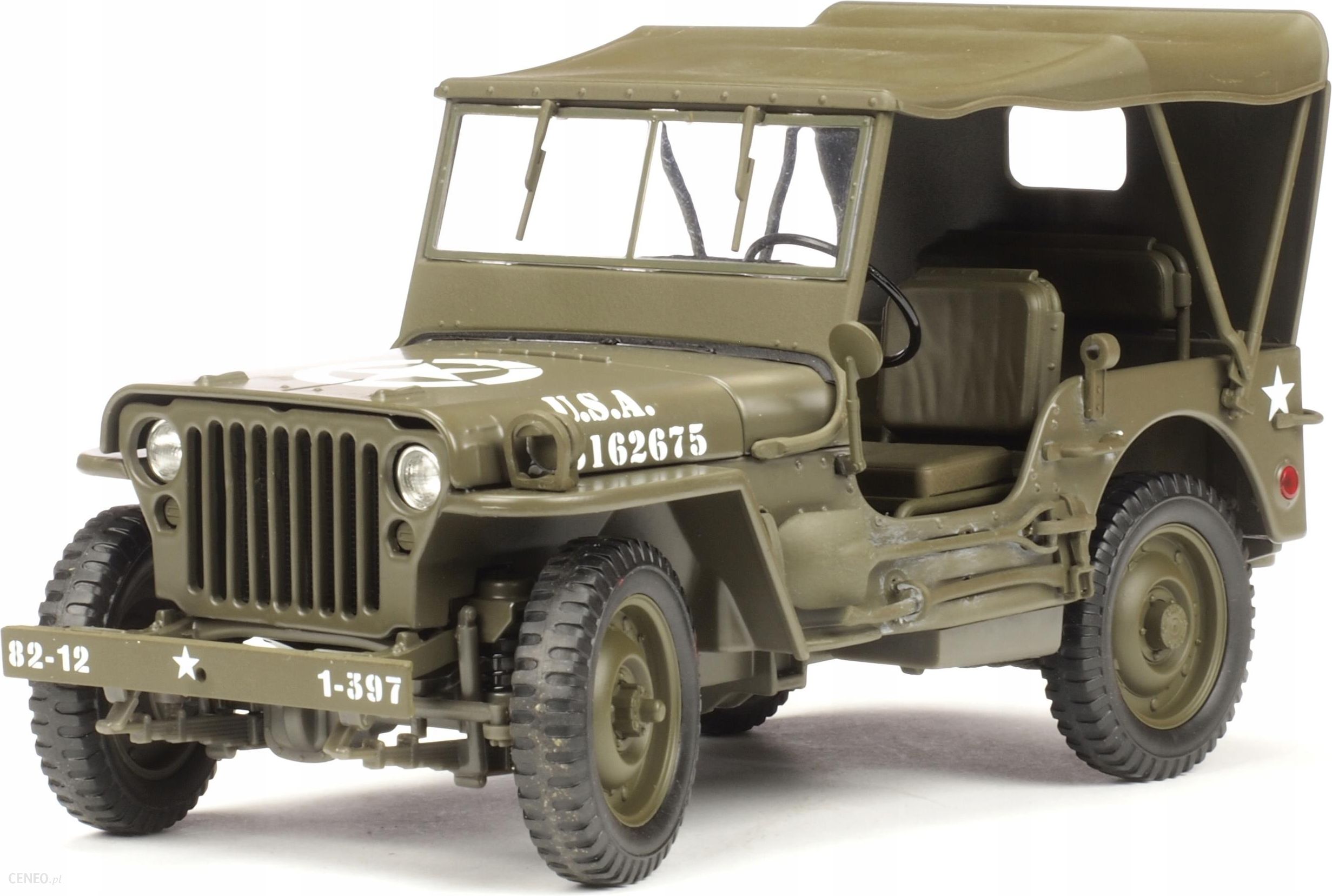 Welly Metalowy Wojskowy Jeep Willys Mb Usa 1941R Ceny i