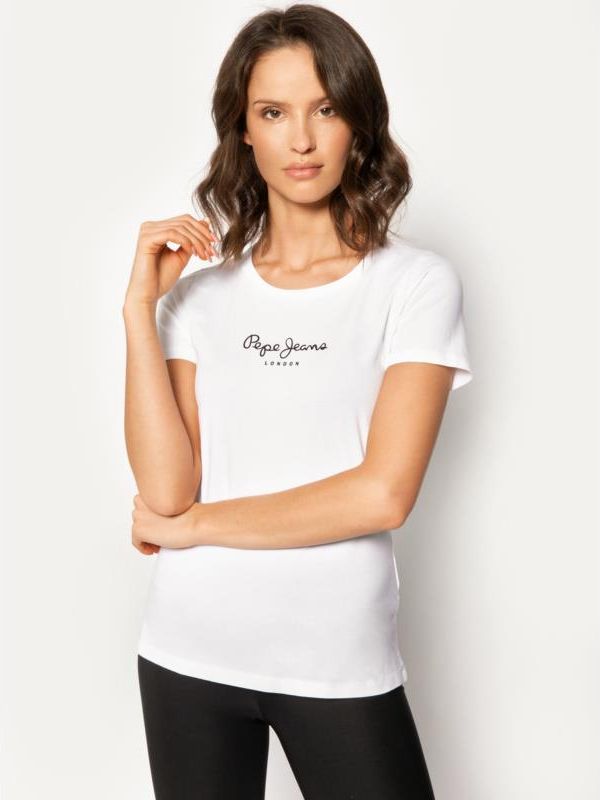 Pepe Jeans Elba T-Shirt Donna A Righe: Il Must Have Casual Con Logo Iconico