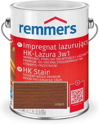 Remmers Hk-Lasur Impregnat Do Drewna 5L Orzech