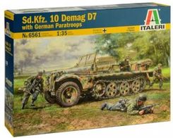 Zdjęcie Italeri 6561 1:35 Sd.Kfz. 10 Demag D7 With German Paratroops - Ząbki