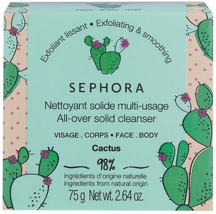 Sephora Collection All Over Solid Cleanser Mydło W Kostce Savon Cube-20 Cactus