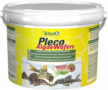 Tetra Pleco Algae Wafers Pokarm Dla Ryb Żerujących W Pobliżu Dna Akwarium 3.6L