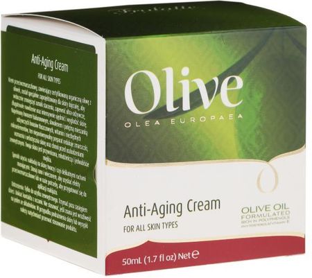 Krem Frulatte Odmładzający Do Wszystkich Rodzajów Cery Olive Anti-Aging Cream na noc 50ml