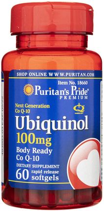 Puritan's Pride Ubichinol 100 mg 60 kaps
