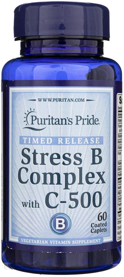 Puritan's Pride Stress B-Complex z C-500 - 60 tabl - Opinie i ceny 