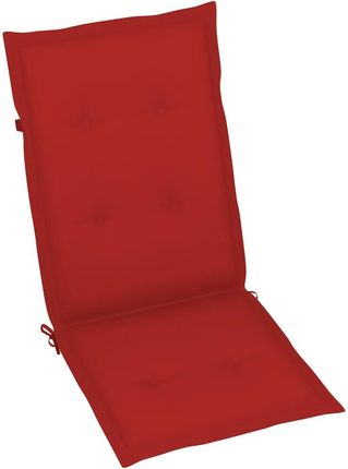 Vidaxl Poduszki Na Krzesła Ogrodowe 4 Szt Czerwone 120X50X3 Cm