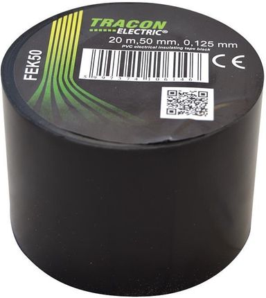 Tracon Electric Taśma Izolacyjna 20Mx50Mm Czarny