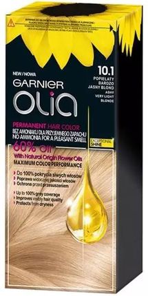 Garnier Olia farba do włosów bez amoniaku 10.1 Popielaty bardzo jasny blond