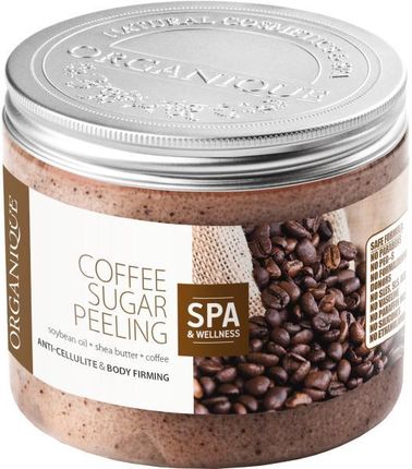 Organique Antycellulitowy Kawowy Peeling Cukrowy Do Ciała Spa Therapie Coffee Sugar Peeling 1000G