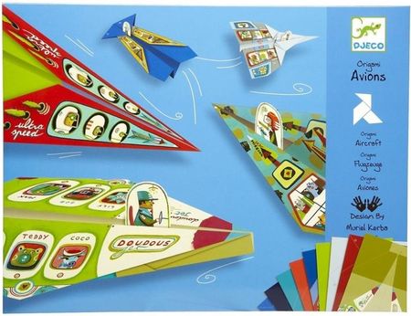 Djeco Samoloty Origami Zestaw Kreatywny