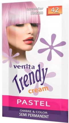 venita Semipermanenty kremowy toner koloryzujący do włosów Trendy saszetka 42 lavander dream