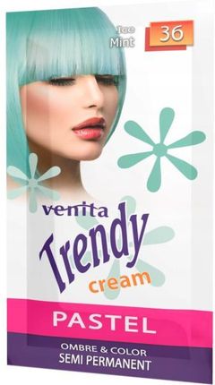 venita Semipermanenty kremowy toner koloryzujący do włosów Trendy saszetka 36 ice mint