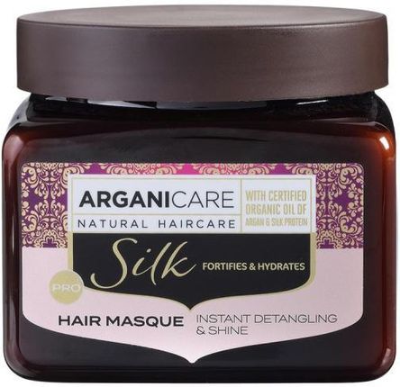 arganicare Maska do włosów z proteinami jedwabiu  Silk Hair Masque 350ml