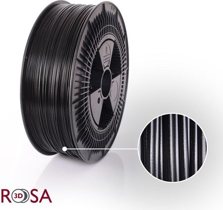 Rosa 3D Filament ASA 1,75mm Black 2,5kg