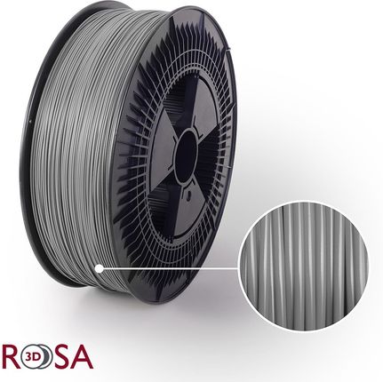 Rosa 3D Filament PETG Standard 1,75mm Gray 3kg