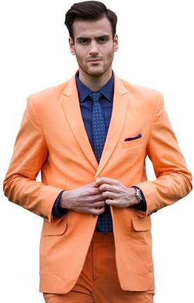 Pomarańczowy garnitur męski ORANGE szyty na miarę