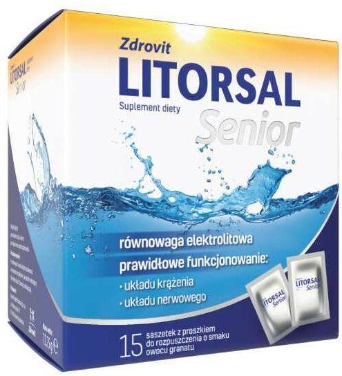 Zdrovit Litorsal Senior x 15 sasz - zdjęcie 1 Zdrovit Litorsal Senior x 15 sasz
