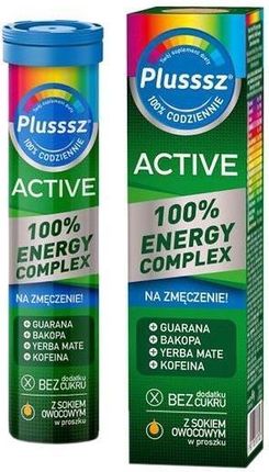 Tabletki Musujące Plusssz Active 100% Energy Complex 20szt.  - zdjęcie 2
