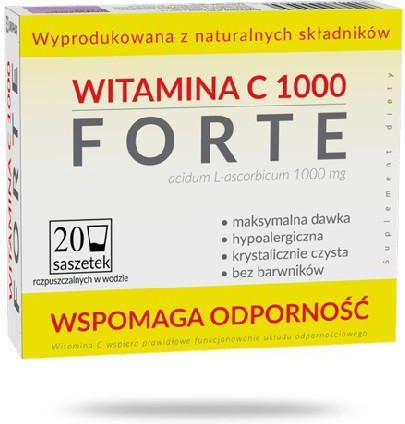 Witamina C 1000 Forte 20 sasz
