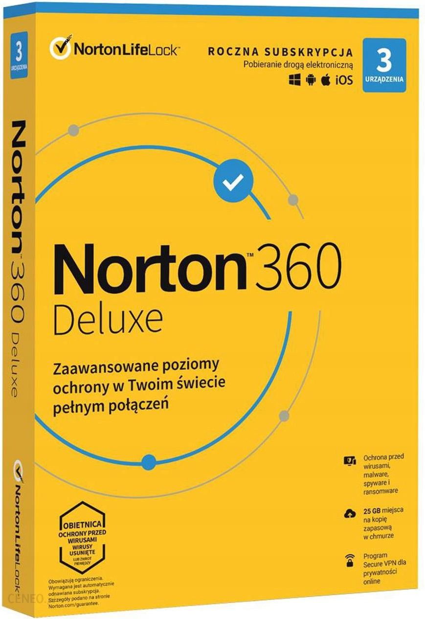  Symantec Norton 360 Deluxe 3st 12m (21408734)
