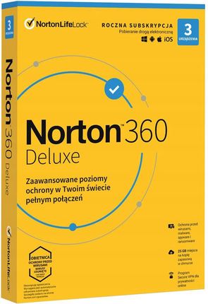 Symantec Norton 360 Deluxe 3st 12m (21408734)