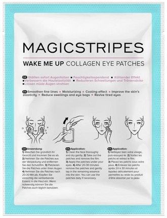 Magicstripes Wake Me Up Collagen Eye Patches Chłodzące Płatki Kolagenowe Pod Oczy 1 Para 