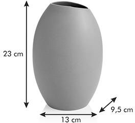 Tescoma wazon FANCY HOME Stones 23 cm, biały - zdjęcie 1 Tescoma wazon FANCY HOME Stones 23 cm, biały