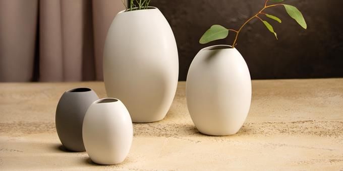 Tescoma wazon FANCY HOME Stones 23 cm, biały - zdjęcie 2 Tescoma wazon FANCY HOME Stones 23 cm, biały