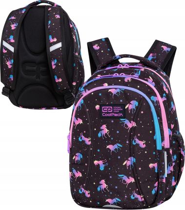 Coolpack Plecak Dla Dziewczynki Do Pierwszej Klasy Dark Unicorn Jednorożce Joy S Cp 15"