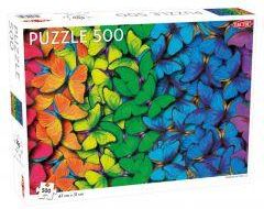 Tactic Puzzle 500El. Rainbow Butterflies